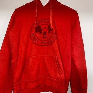 Red mickey mouse hoodie